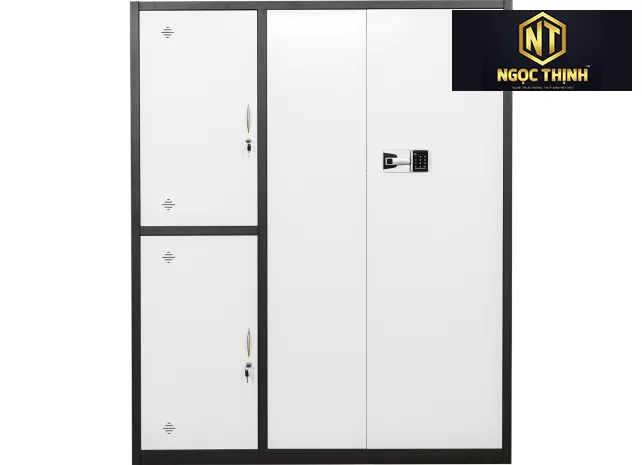 Tủ sắt hồ sơ an toàn trắng 3 khoang TU09K3E